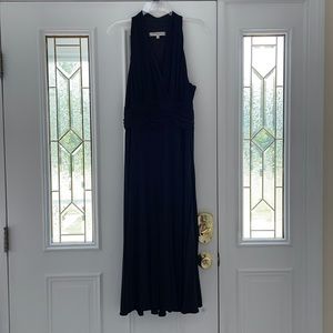 Mid length black dress